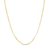 Lantisor argint placat cu aur galben 1,1 mm x 45 cm DiAmanti Serpentina040-45cm_Gold-SL